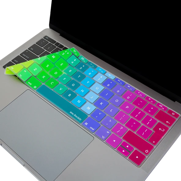 Macbook Pro Klavye Koruyucu (UK-EU İngilizce) 12inç A1534 - 13inç A1708 ile Uyumlu Dazzle ürün görseli 1