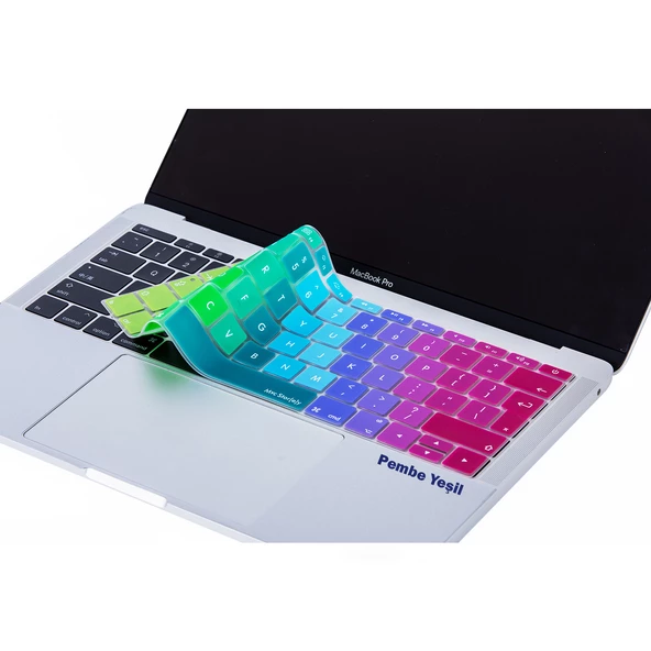 Macbook Pro Klavye Koruyucu (UK-EU İngilizce) 12inç A1534 - 13inç A1708 ile Uyumlu Dazzle - 3