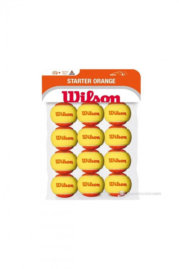 Wilson Starter Orange Tenis Topu 12li