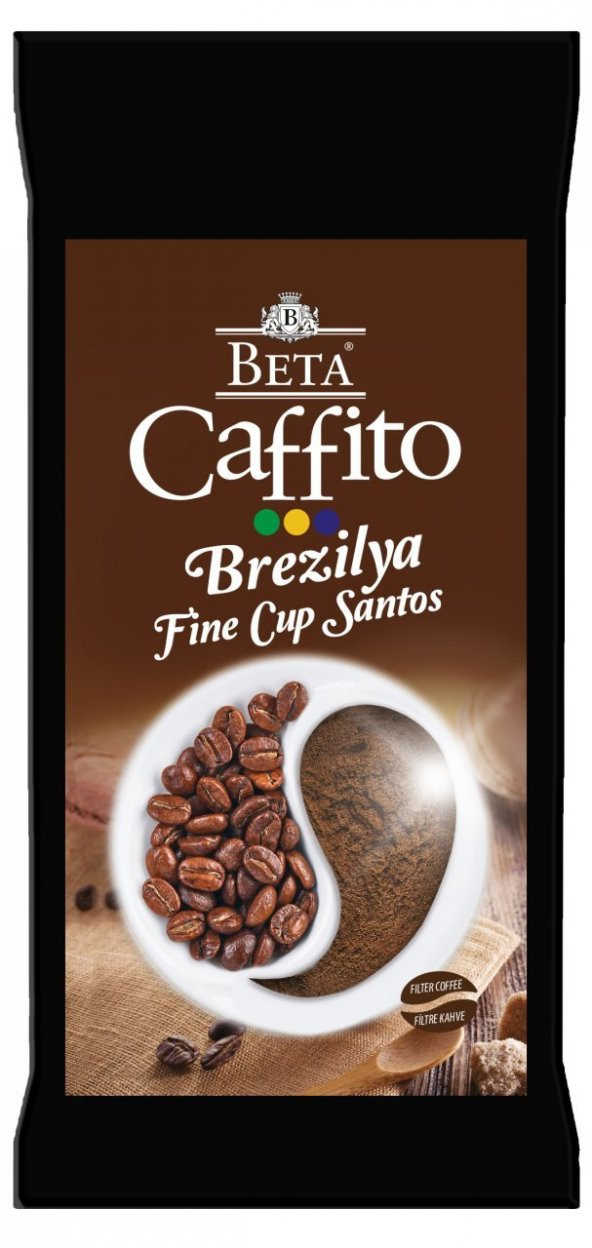 Beta Caffito Brazil Fine Cup Santos Filtre Kahve 250 Gr