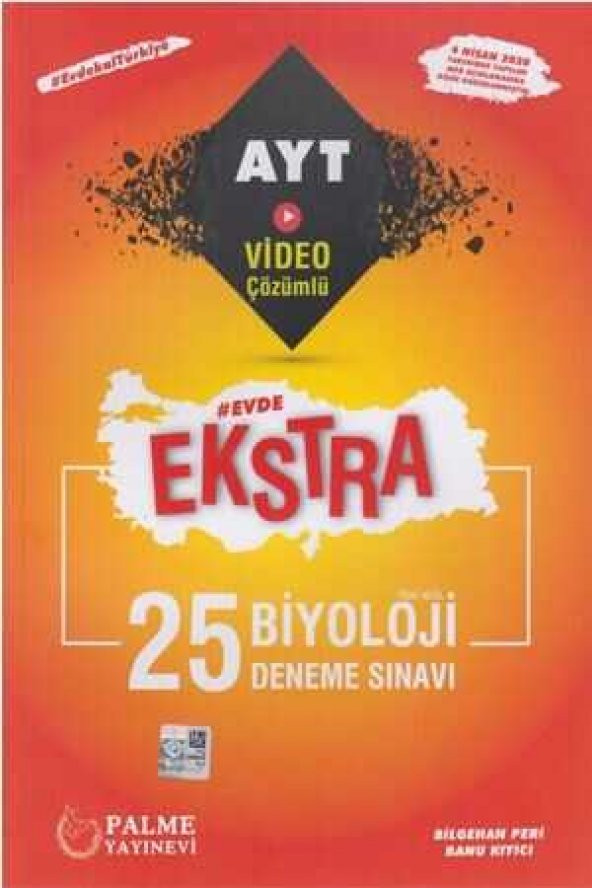 Palme Yks Ayt Ekstra Biyoloji 25 Deneme Sınavı