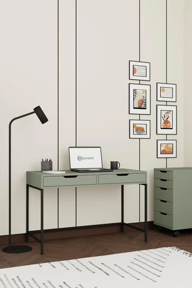 Midoser Çalışma Masası Seti - Yeşil - 2