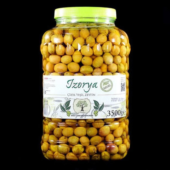 İzorya Doğal Çizik Yeşil Mut Zeytini 3500G