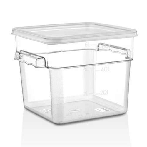 Kapaksız Polikarbon Kare Saklama Kabı ürün görseli 1