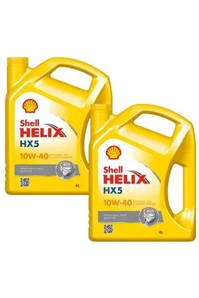 Shell Helix HX5 10W-40 4 lt Motor Yağı  - 2024 - 2 ADET