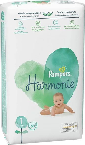 Prima Pampers Harmonie Bebek Bezi Beden:1 (2-5Kg) Yeni Doğan 300 Adet Eksta Ultra Fırsat Pk - Resim 7