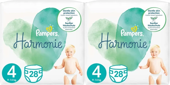 Prima Pampers Harmonie Bebek Bezi Beden:4 (9-14KG) Maxi 56 Adet Ekonomik Ultra Fırsat Pk ürün görseli