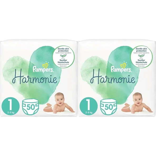Prima Pampers Harmonie Bebek Bezi Beden:1 (2-5Kg) Yeni Doğan 100 Adet Ekonomik Ultra Fırsat Pk - 1