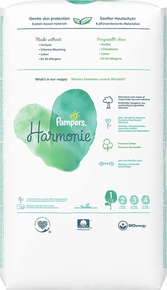 Prima Pampers Harmonie Bebek Bezi Beden:1 (2-5Kg) Yeni Doğan 200 Adet Avantaj Ultra Fırsat Pk - Resim 10
