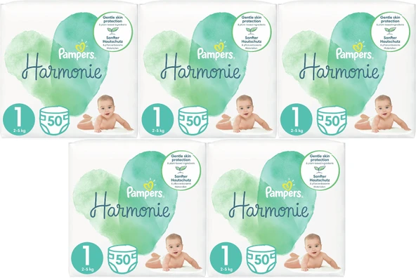 Prima Pampers Harmonie Bebek Bezi Beden:1 (2-5Kg) Yeni Doğan 250 Adet Mega Ultra Fırsat Pk ürün görseli