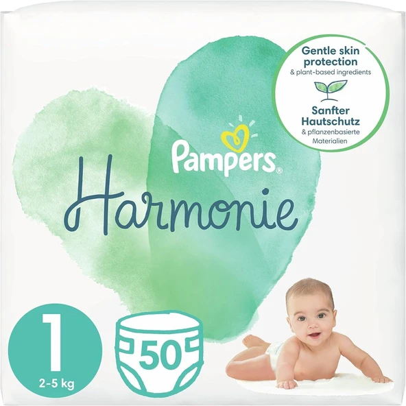 Prima Pampers Harmonie Bebek Bezi Beden:1 (2-5Kg) Yeni Doğan 250 Adet Mega Ultra Fırsat Pk - Resim 2
