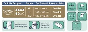 Jender Emici Külot Orta Boy M 30'lu 2 Adet Hasta Bezi - Resim 5