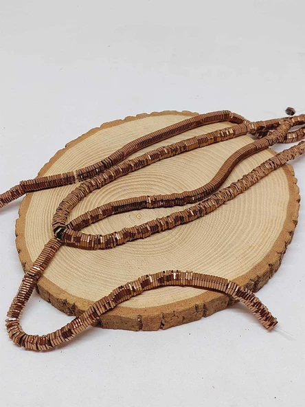 Hematit Taşı Altıgen Dizi 1*6mm (54358) ürün görseli 1