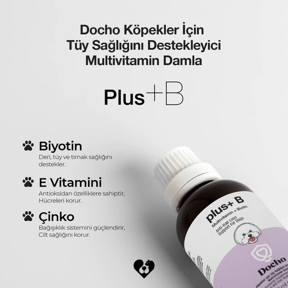 Docho Kedi ve Köpekler İçin Balık Yağı 200 ml ve Köpekler İçin Tüy Sağlığı Destekleyici Damla 50 ml Seti - 6