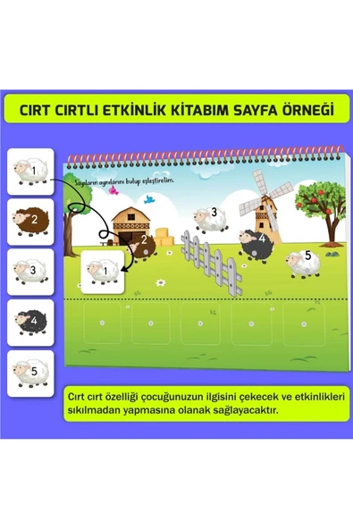yükselen zeka  yükselen zeka 16-24 Ay Cırt Cırtlı Etkinlik Kitabım - 2