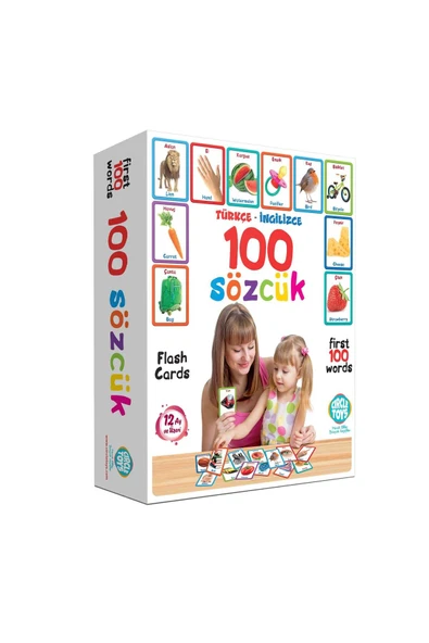 Circle Toys  Circle Toys İlk 100 Sözcük Türkçe - İngilizce Eğitici Kartlar - 4