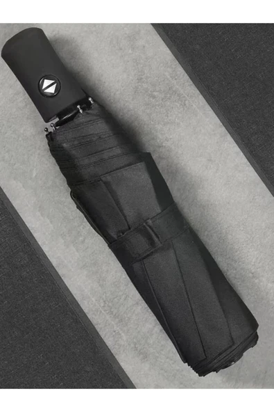 Umbrella  Umbrella Marlux 8 Telli Rüzgarda Kırılmayan Şemsiye Siyah / 7110m - 3