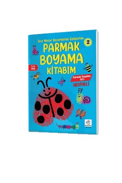 Yükselen Zeka Yayınları  Yükselen Zeka Yayınları 3-6 Yaş Parmak Boyama Kitabım (parmak Boya Ve Keçeli Kalem Seti Hediyeli) - Yükselen Zeka - 3
