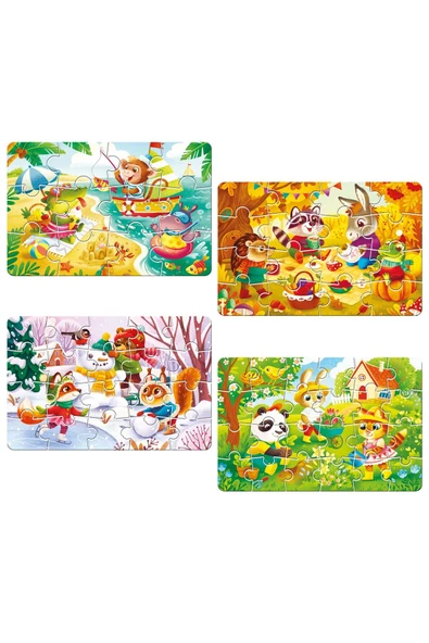 Circle Toys  Circle Toys 4 Mevsim Puzzle - 3