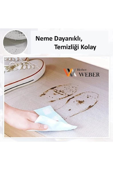 Nurteks Home  Nurteks Home Nurtekshome Eva Pıtırcık Raf Örtüsü Yıkanabilir Şeffaf 45x10m - 4