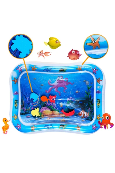 Circle Toys  Circle Toys Bebek Su Matı Tummy Time Aktivite Oyunu - 7