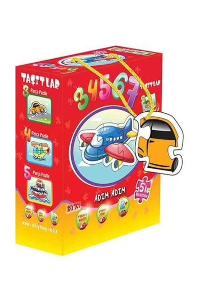 DIY Toys  DIY Toys Puzzle Taşıtlar 25 Parça
