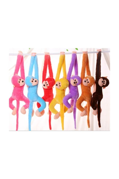 Vardem  Vardem Peluş Maymun 70 Cm Kara-307 Buyuk Peluş Maymun