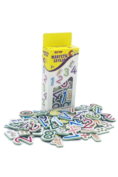 DIYTOY  DIYTOY Manyetik Sayılar 51 Parça