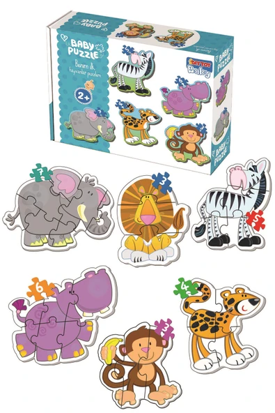 DIYTOY  DIYTOY Benim İlk Hayvanlar Puzzlem