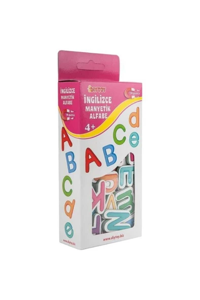 DIYTOY  DIYTOY Manyetik Alfabe Ve Sayılar 2 Li Eğitici Set - 2