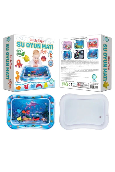 Circle Toys  Circle Toys Bebek Su Matı Tummy Time Aktivite Oyunu - 3
