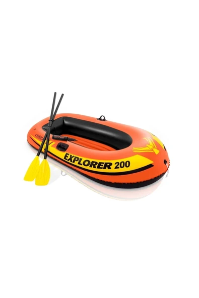 Intex  Intex Explorer 200 Şişme Bot Set 185 X 94 X 41 Cm (KÜREK POMPA)