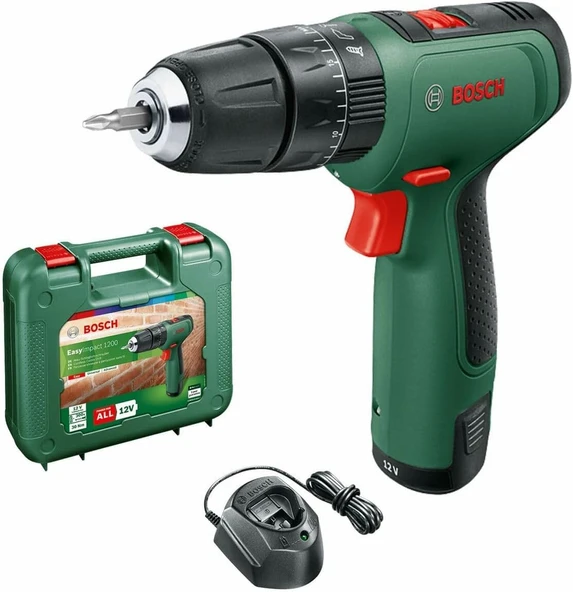 Bosch EasyImpact 1200 12 V 1.5 Ah Tek Akülü Darbeli Matkap