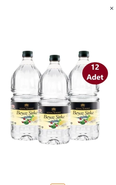 Beyaz Sirke Limon 2 Lt 12 Adet ürün görseli