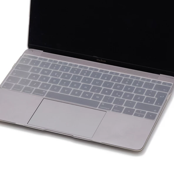 Laptop Macbook Pro Klavye Koruyucu (Türkçe Q) 12inç A1534 - 13inç A1708 ile Uyumlu - 8