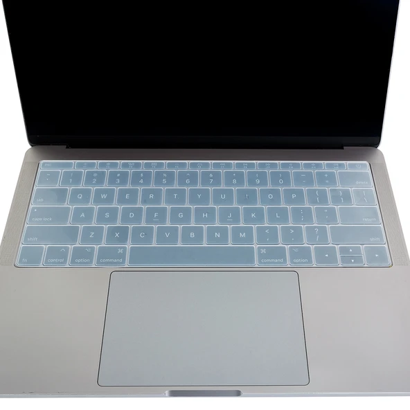 Laptop Macbook Pro Klavye Koruyucu (US-ABD İngilizce) 12inç A1534 - 13inç A1708 ile Uyumlu - Resim 4