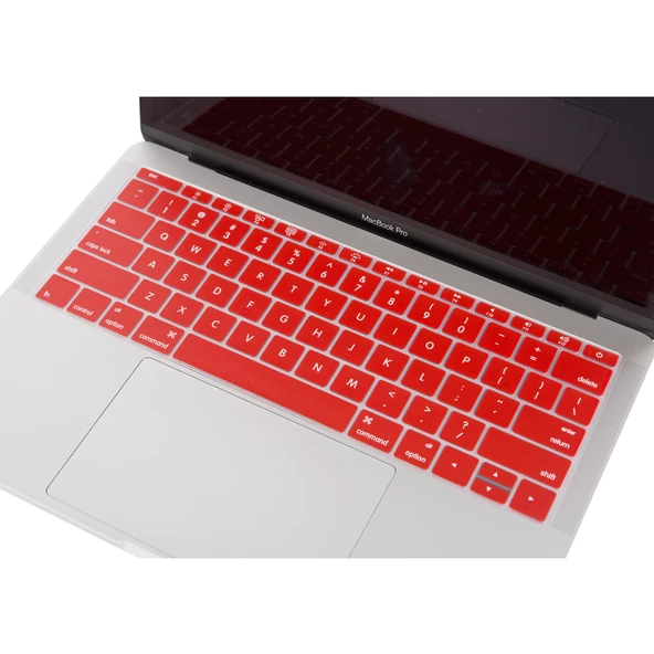 Laptop Macbook Pro Klavye Koruyucu (US-ABD İngilizce) 12inç A1534 - 13inç A1708 ile Uyumlu - 9