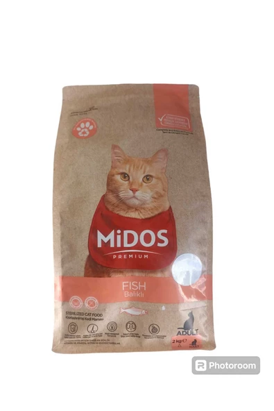 Midos Balıklı Ve Pirinçli Kısırlaştırılmış Kedi Maması 2 Kg