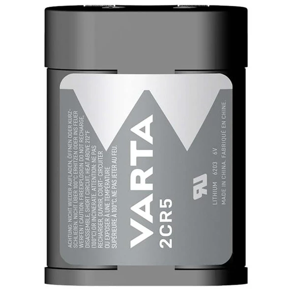 Varta 2CR5 Lityum 6 Volt Fotoğraf Makinesi Pili - 4