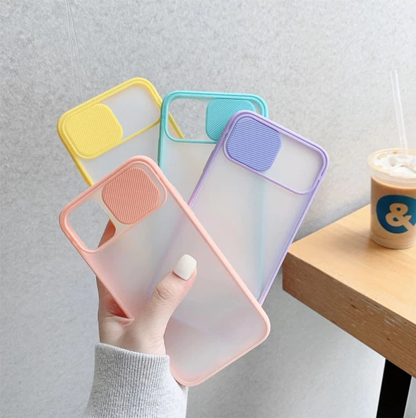 Xiaomi Redmi 9A Kılıf Palm Kamera Koruma Kapaklı Silikon - 11