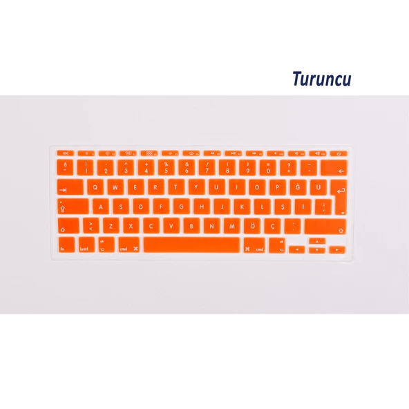 Macbook Air 11inç Klavye Koruyucu (Eski USB li Model) (Türkçe Q) A1370 A1465 Modelleri ile Uyumlu - 11