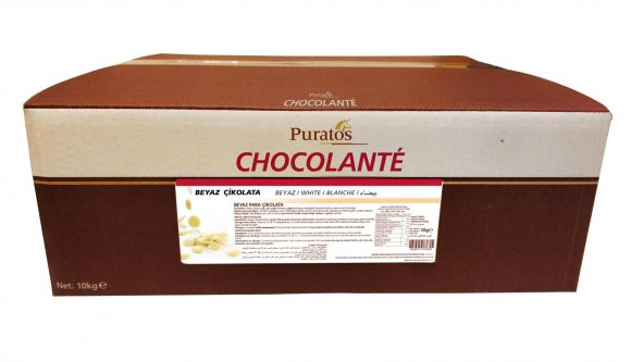 Puratos Chocolante Gerçek Beyaz Para Kuvertür Çikolata