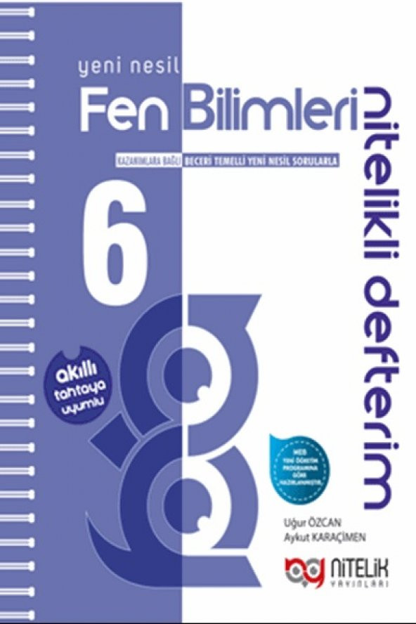 Nitelik 6.sınıf Akıllı Defter Fen Bilimleri