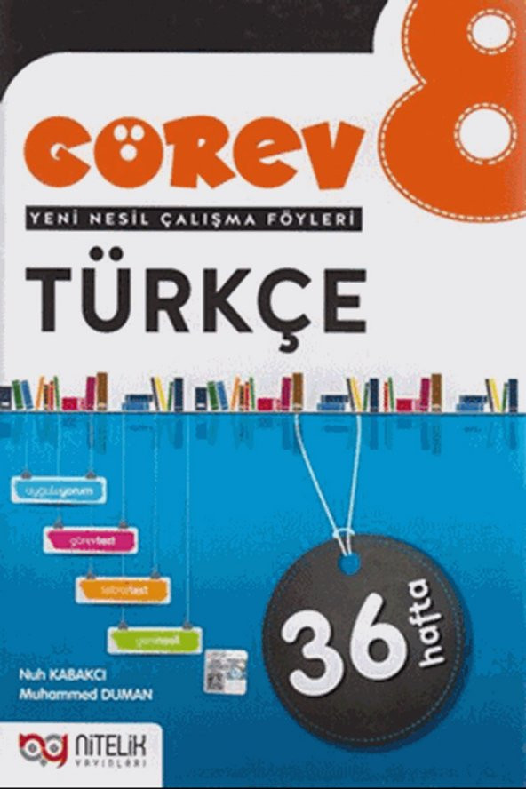 Nitelik 8.sınıf Görev Türkçe Çalışma Föyleri