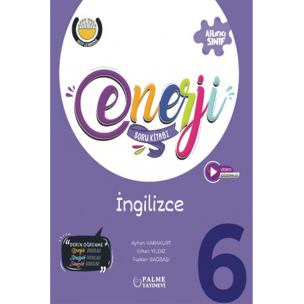 Palme 6.sınıf Enerji İngilizce Soru Kitabı