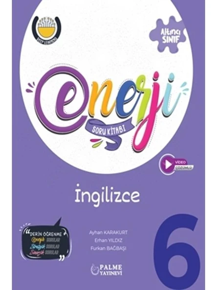 PALME 6.SINIF ENERJİ İNGİLİZCE SORU KİTABI *YENİ*