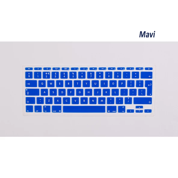 Macbook Air 11inç Klavye Koruyucu (UK-EU İNGİLİZCE) A1370 A1465 Modelleri ile Uyumlu - 6