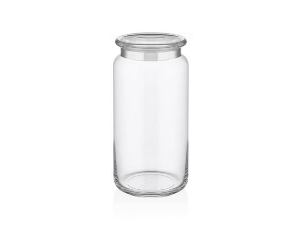 Gordion M06304-AB Kavanoz 20x10 cm Dalıa Platin