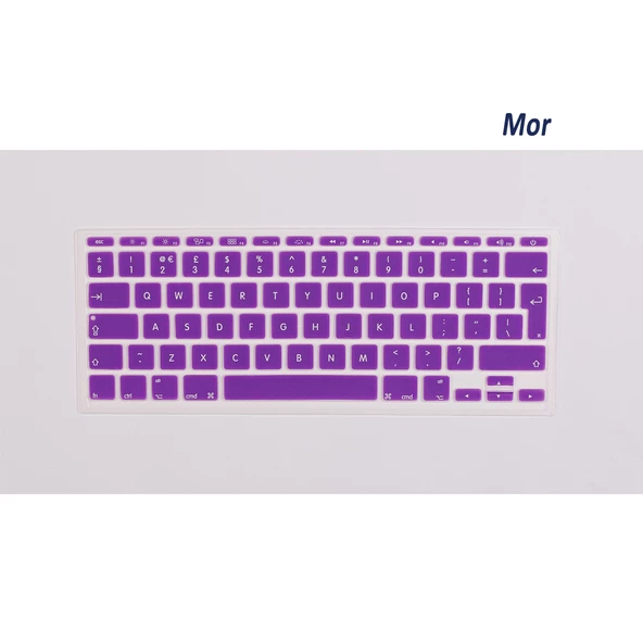 Macbook Air 11inç Klavye Koruyucu (UK-EU İNGİLİZCE) A1370 A1465 Modelleri ile Uyumlu - 5