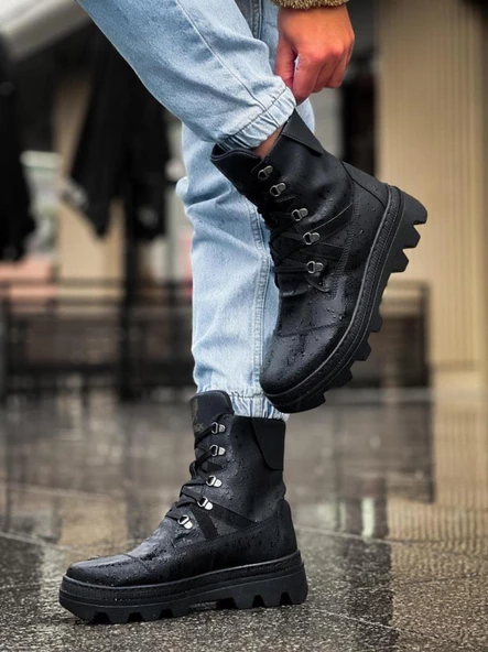 Erkek Spor Bot B14 Siyah (Siyah Taban) ürün görseli